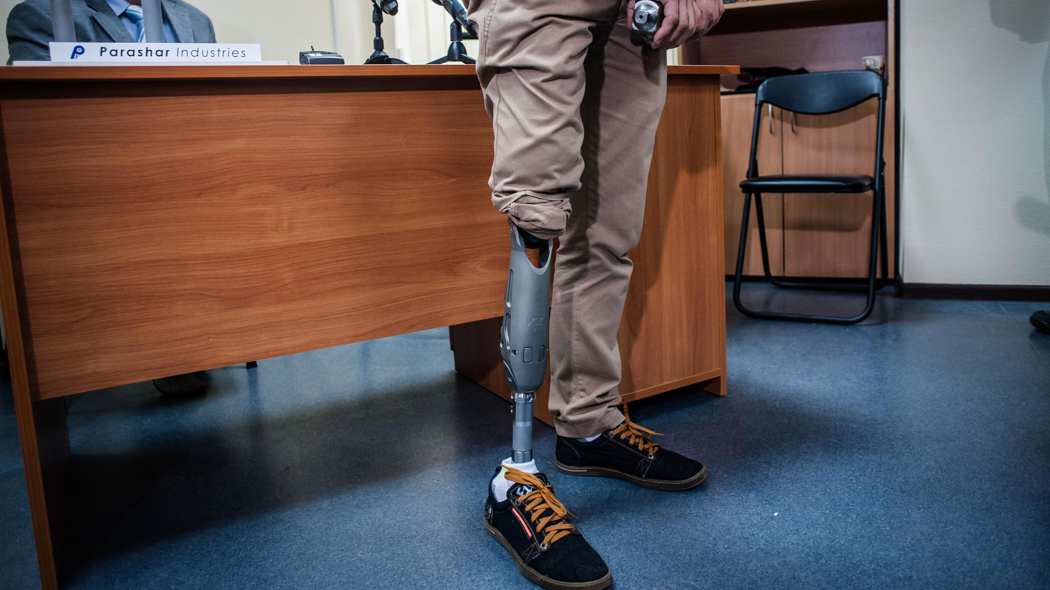 Украинские разработчики представили уникальные детали для протезов Украинские разработчики представили уникальные детали для протезов