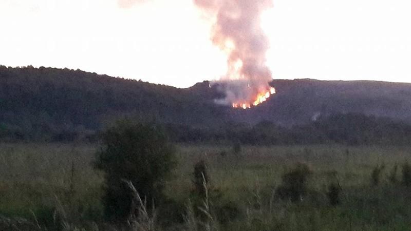 Грибовицкая свалка снова горит Грибовицкая свалка снова горит