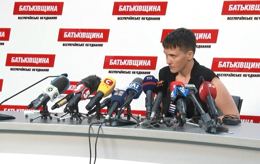 Савченко розповіла, на що вона готова заради визволення полонених