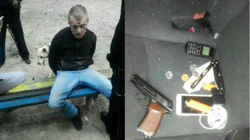 Пьяная компания устроила стрельбу в Киеве Пьяная компания устроила стрельбу в Киеве