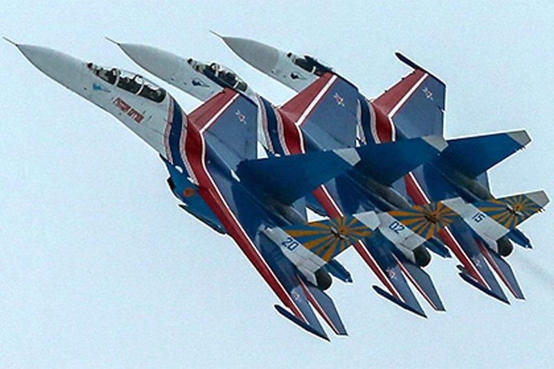 Под Москвой разбился истребитель Су-27 из "Русских витязей"
