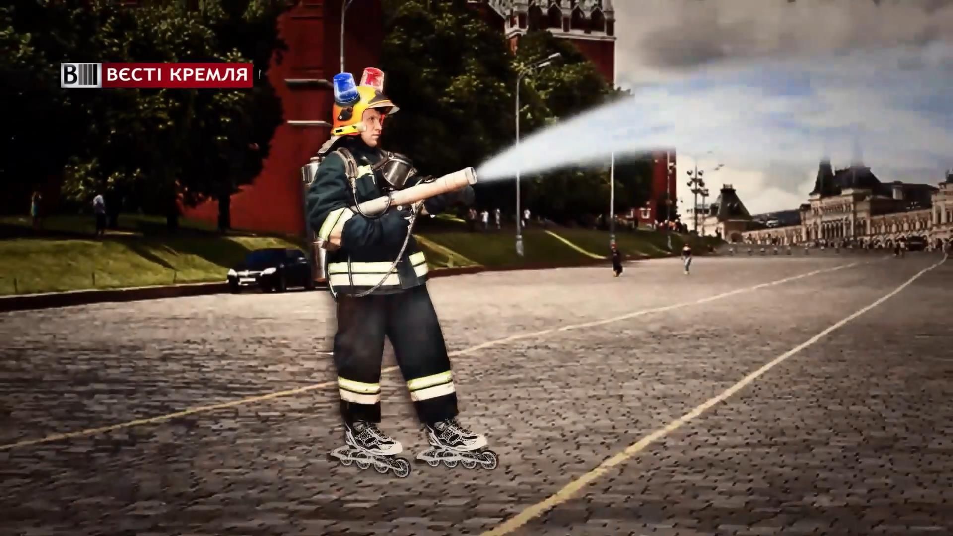 Российские пожарные выедут на улицы Москвы на роликах