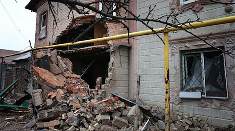 Террористы обстреляли жилой сектор Террористы обстреляли жилой сектор