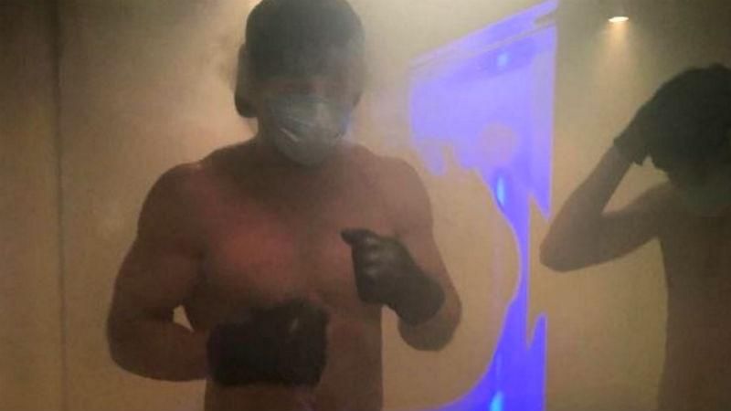 Кличко готовится к бою с Фьюри среди 150-градусного мороза Кличко готовится к бою с Фьюри среди 150-градусного мороза