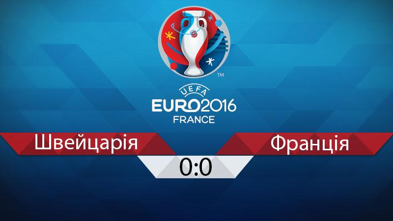 Евро-2016. Швейцария и Франция сыграли в сухую ничью