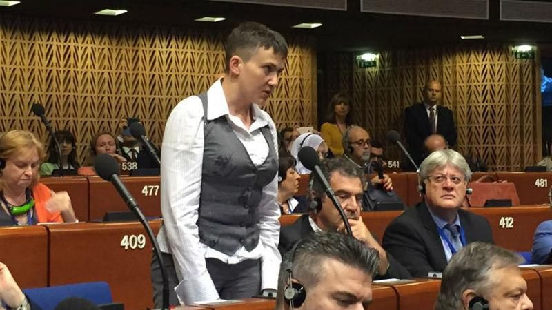 Мы платим кровью за спокойствие Европы, — Савченко выступила на сессии ПАСЕ