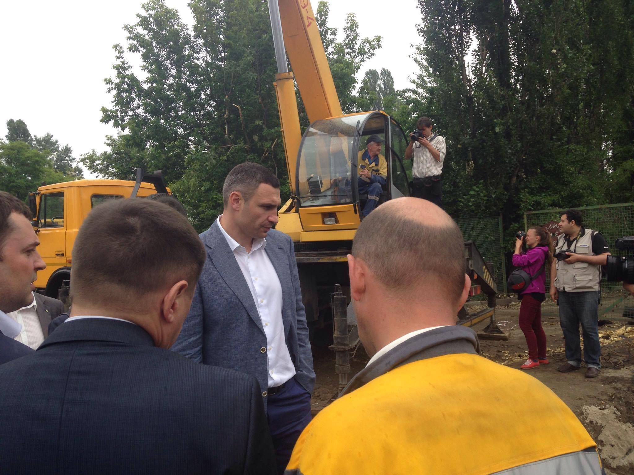 Кличко зупинив незаконну забудову біля Софії Київської