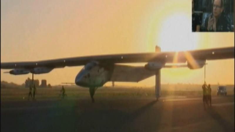 Унікальний літак на сонячних батареях подолав вражаючу відстань Унікальний літак на сонячних батареях подолав вражаючу відстань