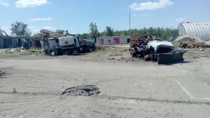 Сили АТО знищили ворожий БМП Сили АТО знищили ворожий БМП