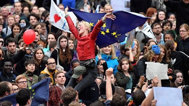 Британцы вышли на массовый протест против выхода из ЕС в Лондоне