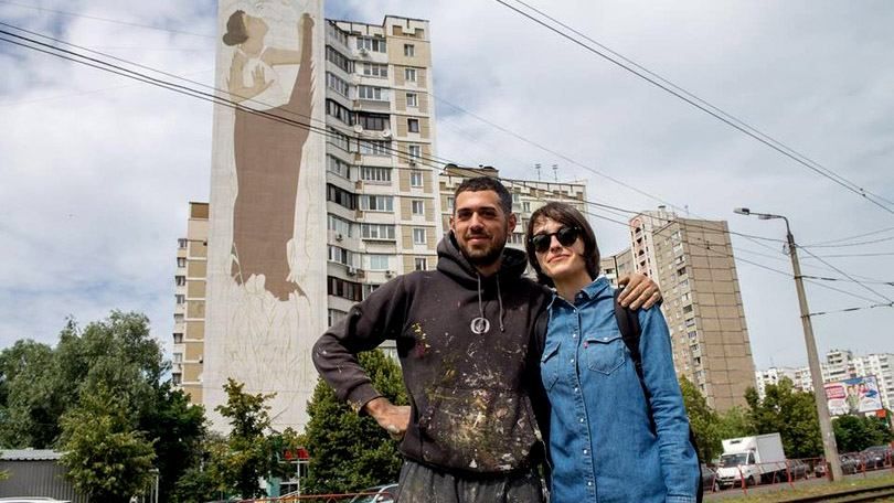 Найбільша фреска-мурал у світі прикрасила будинок Києва