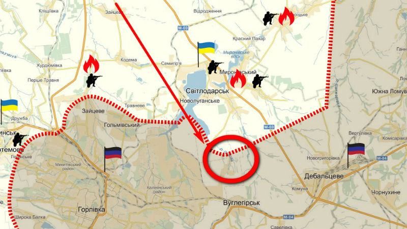 Возле Горловки тяжелые бои: с украинской стороны есть погибшие и раненые