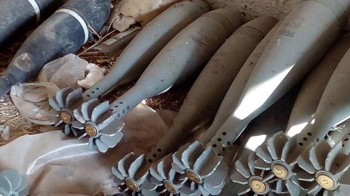 СБУ показала нові знахідки зброї на Донеччині СБУ показала нові знахідки зброї на Донеччині