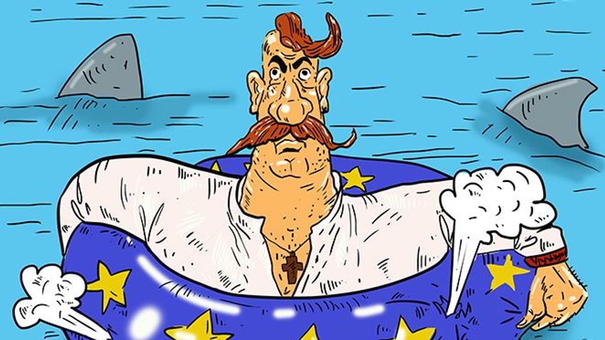 Карикатура тижня: чи стане Україна членом Євросоюзу Карикатура тижня: чи стане Україна членом Євросоюзу