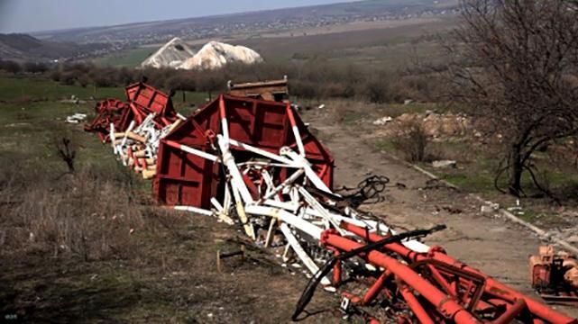 На горе Карачун начался монтаж новой телебашни На горе Карачун начался монтаж новой телебашни
