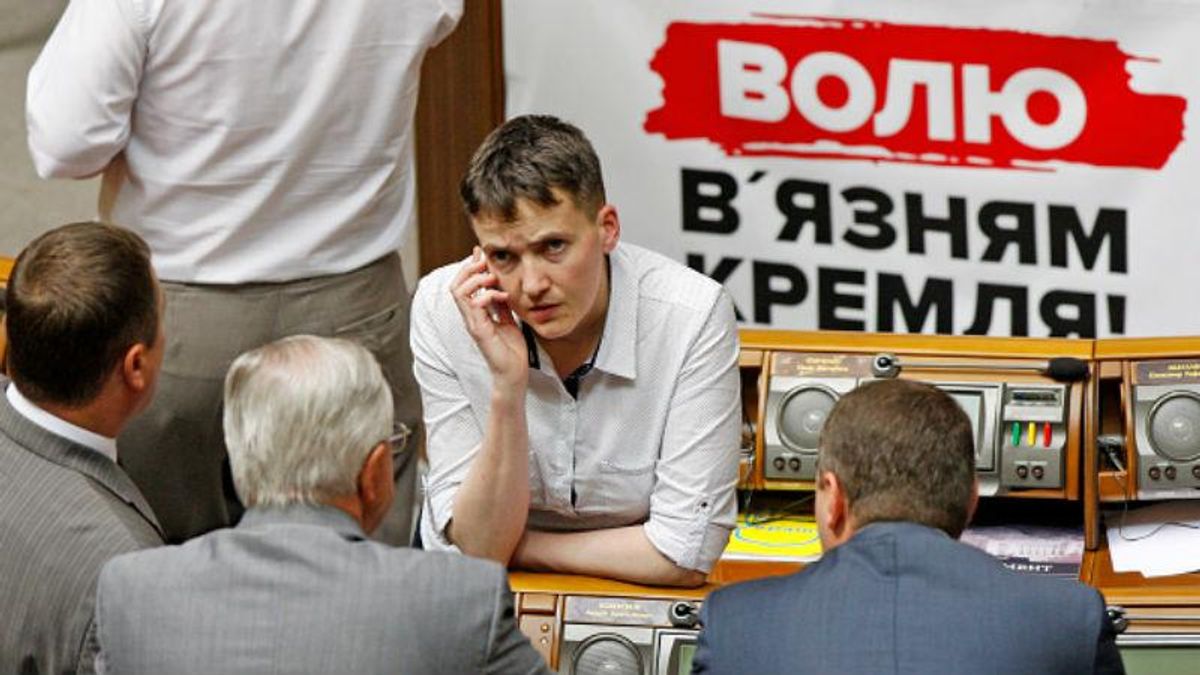 Савченко натякнула на початок неофіційних переговорів з терористами Савченко натякнула на початок неофіційних переговорів з терористами