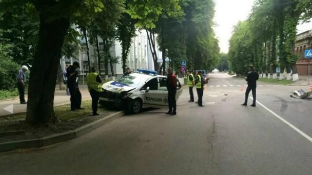 ДТП за участі патрульних у Сумах: з'явилися фото 