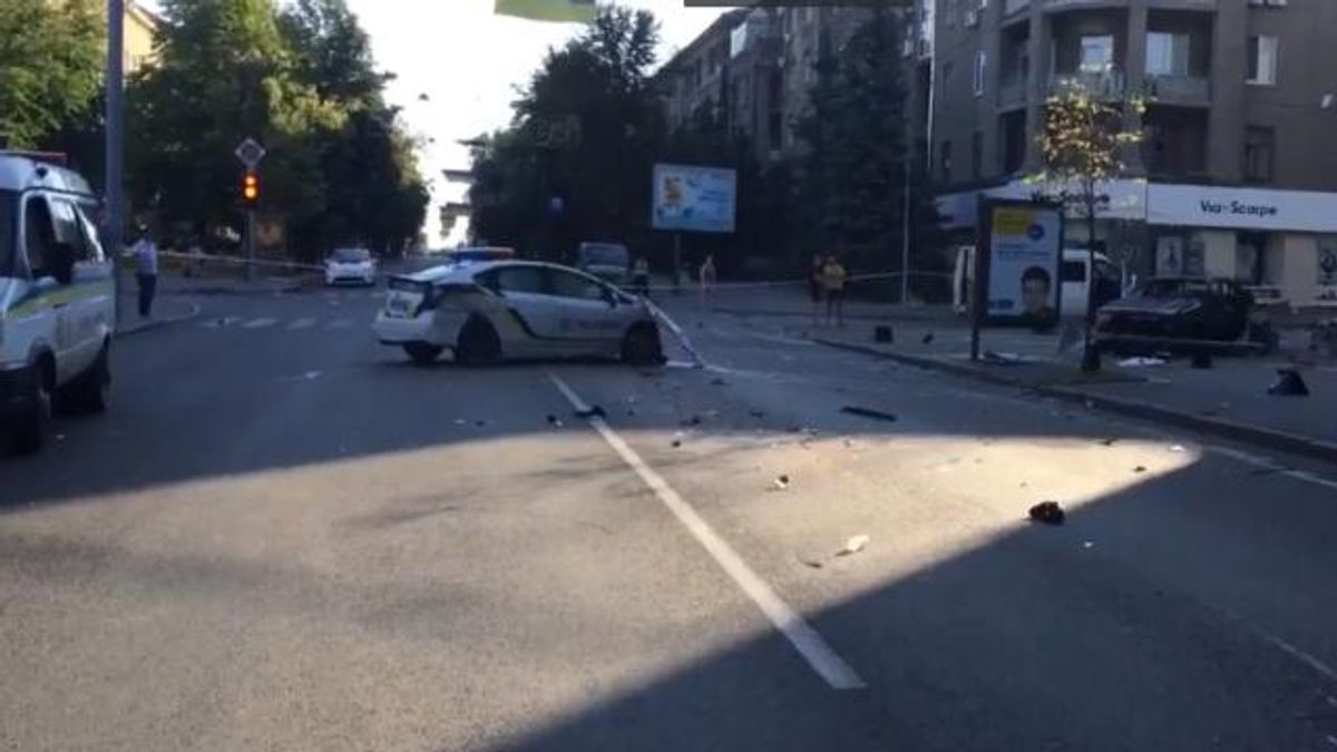 Смертельна аварія за участю патрульних у Харкові: з’явилось відео