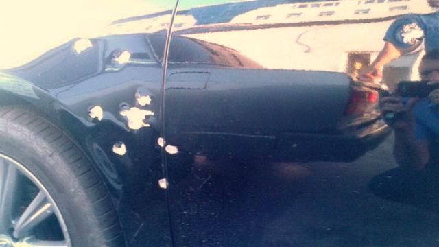 В Києві з рушниці обстріляли Lexus адвоката