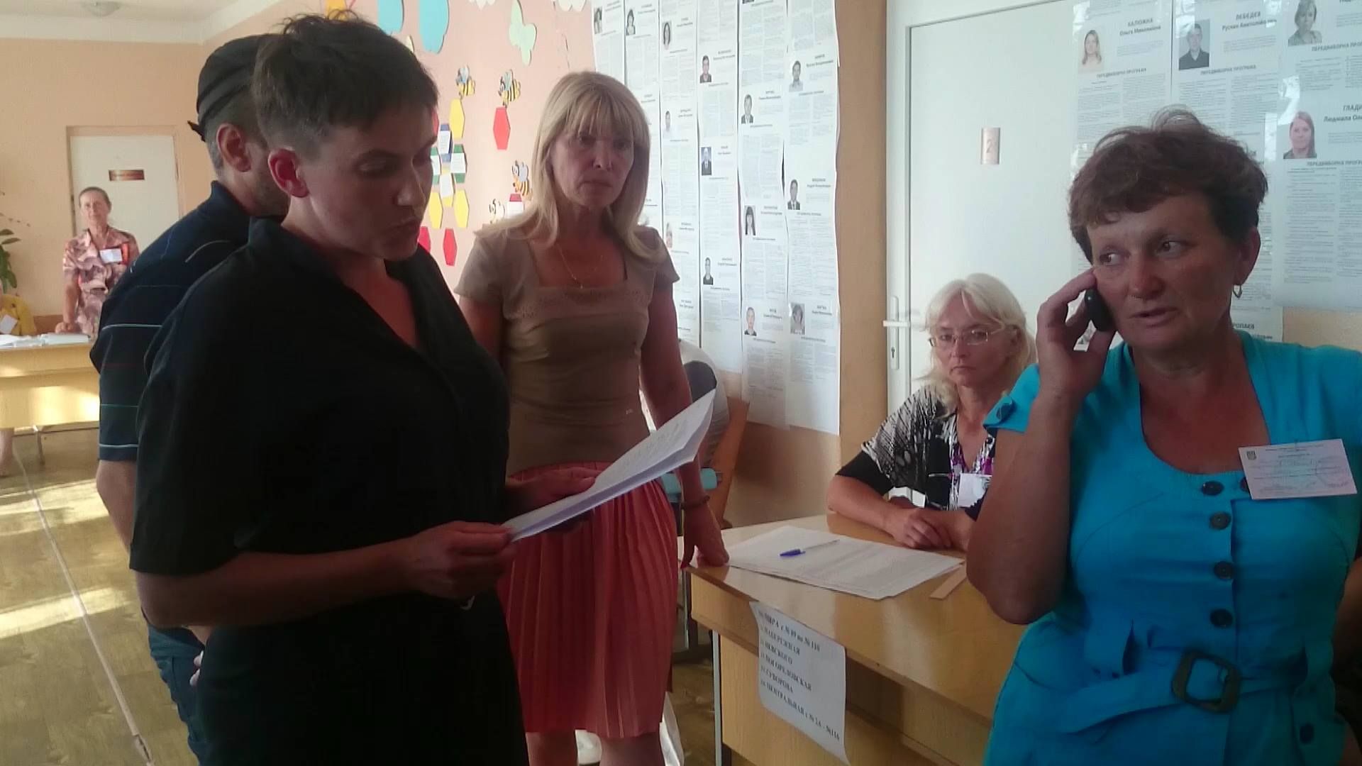 Сестры Савченко рассказали о нарушениях на выборах в Луганской области