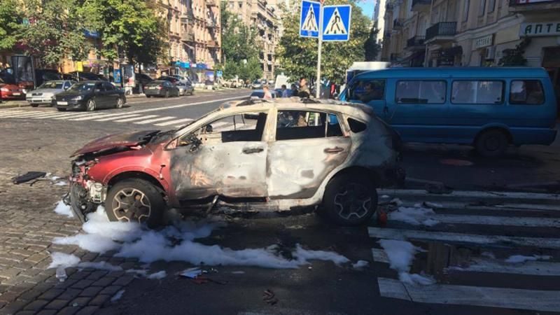 Очевидець опублікував фото трагічного вибуху машини Шеремета