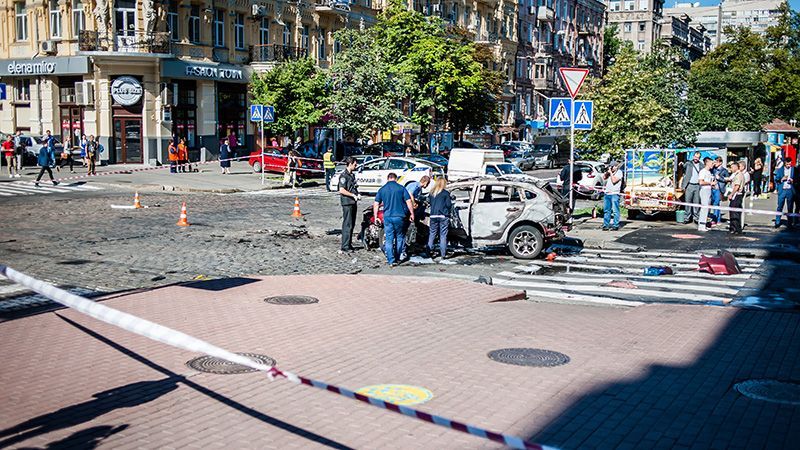 Появились новые фото с места гибели Шеремета Появились новые фото с места гибели Шеремета