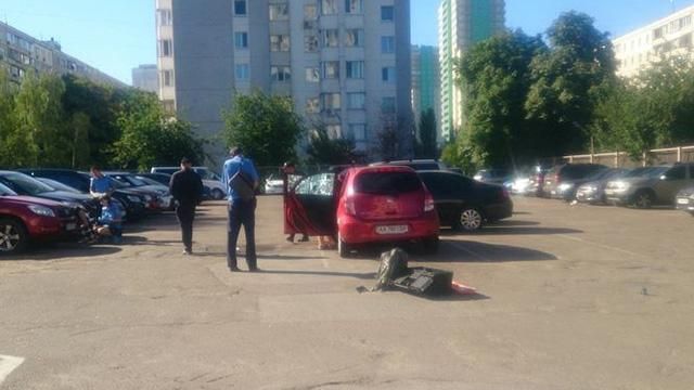 Граната взорвалась на автостоянке в Киеве