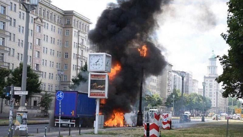 Мощный взрыв произошел в Берлине