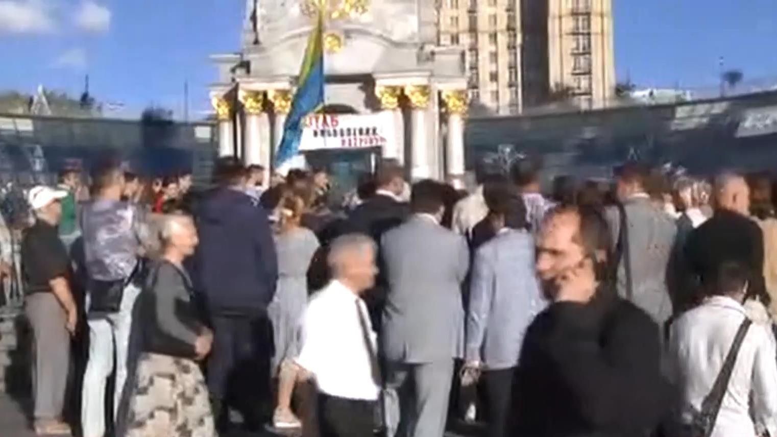 У центрі Києва вшановують пам’ять Павла Шеремета
