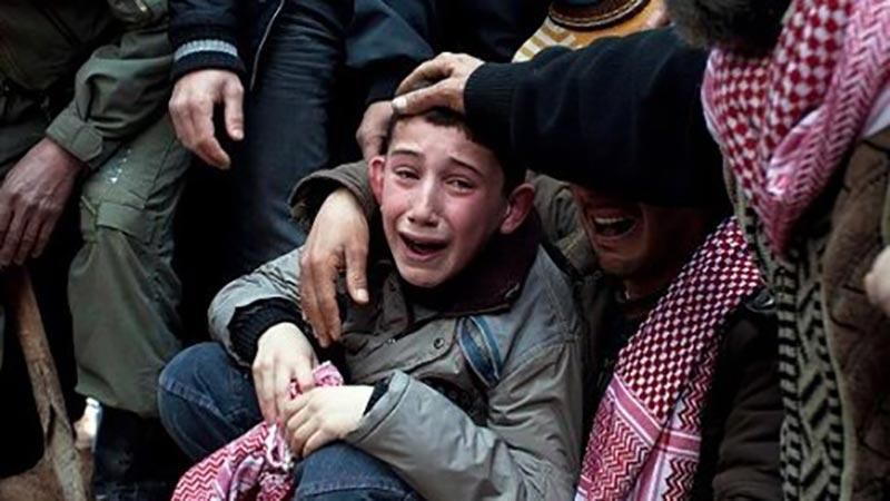 Российская авиация разбомбила мирные кварталы Сирии Российская авиация разбомбила мирные кварталы Сирии