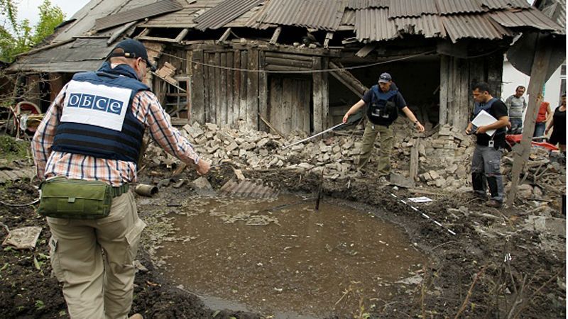 ОБСЄ заявила про втрату через обстріл свого безпілотника на Донбасі