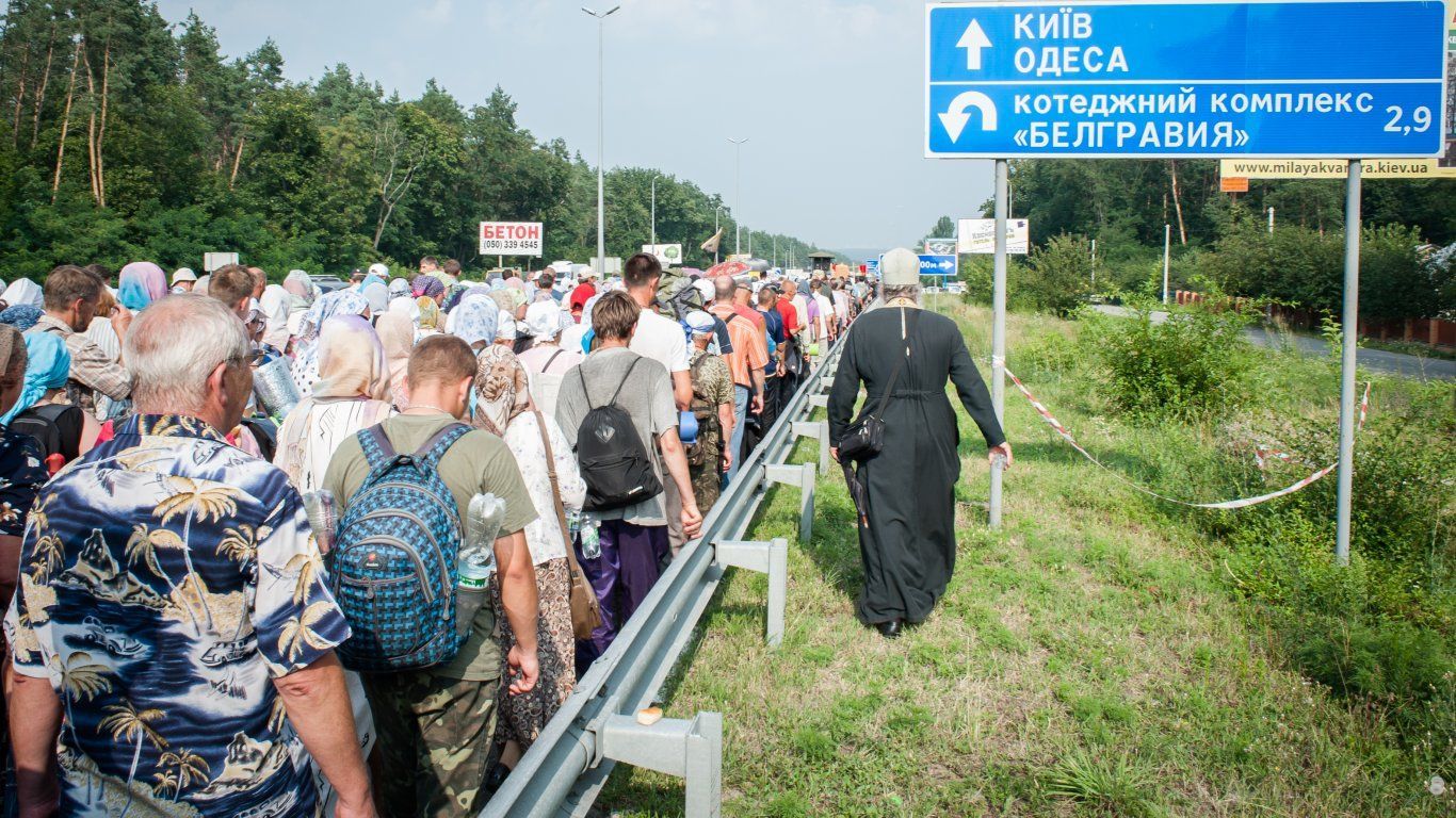 Крестный ход добрался до Киева Крестный ход добрался до Киева