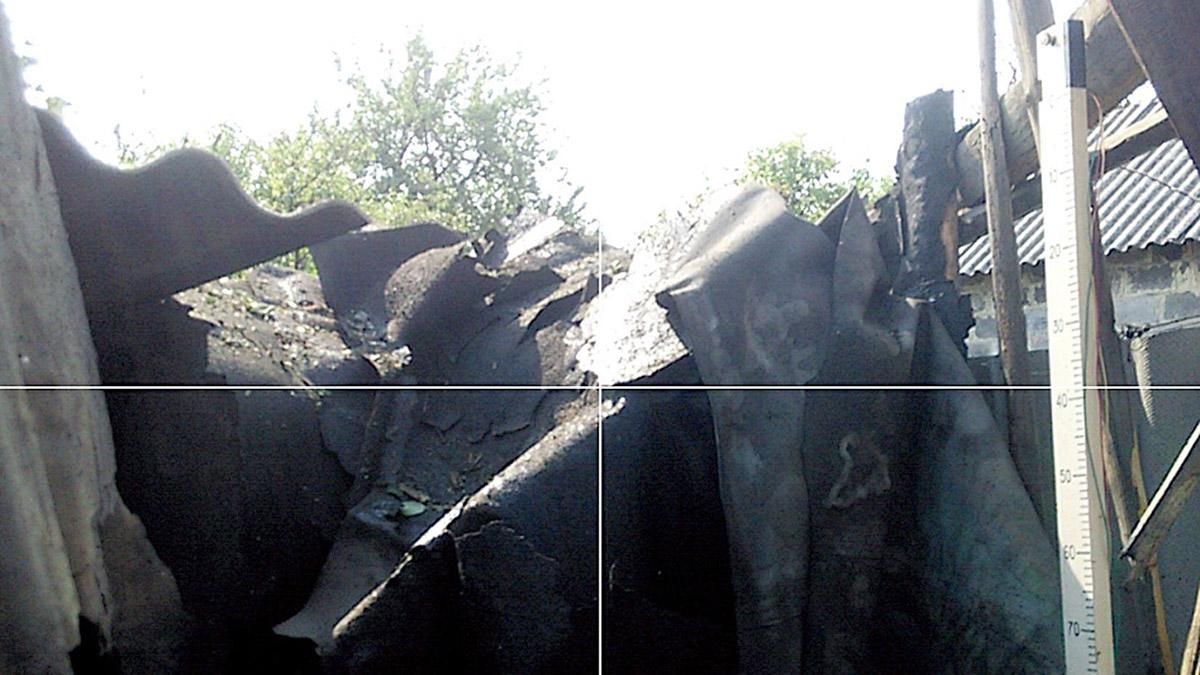 Терористи розбомбили 6 будинків мирних мешканців у Мар'їнці Терористи розбомбили 6 будинків мирних мешканців у Мар'їнці