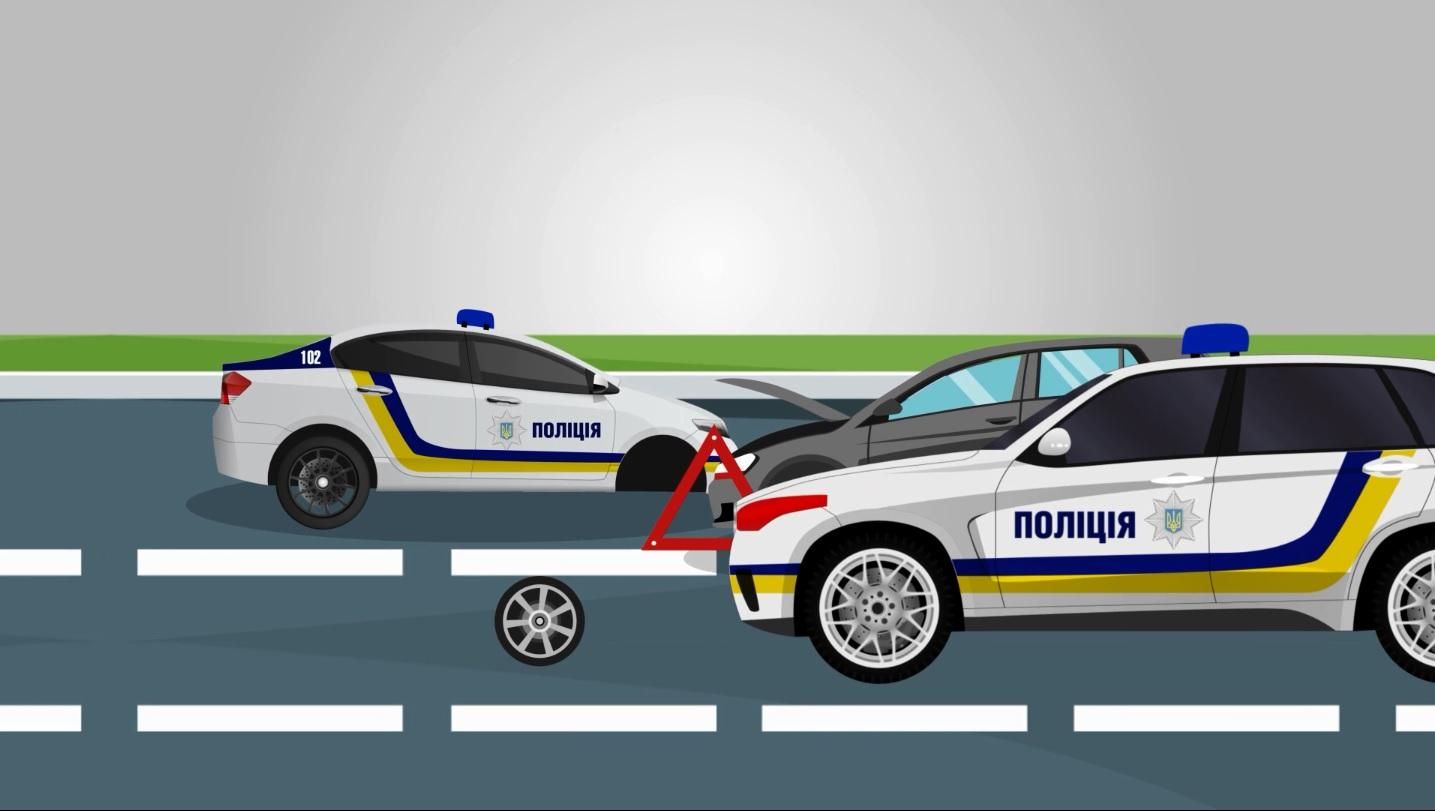 Сколько патрульных машин уже успели побывать в ДТП: статистика Сколько патрульных машин уже успели побывать в ДТП: статистика