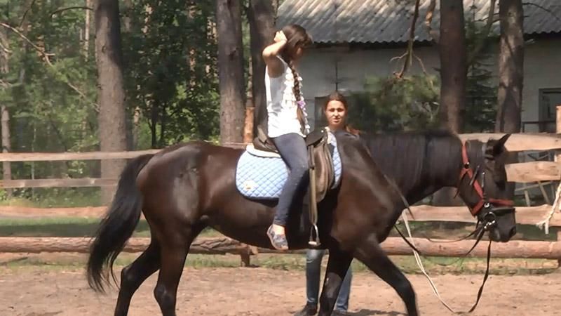 Долати страхи дітям з Донбасу допомагають коні