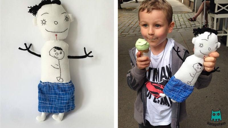 Українці створюють унікальні іграшки з дитячих малюнків Українці створюють унікальні іграшки з дитячих малюнків