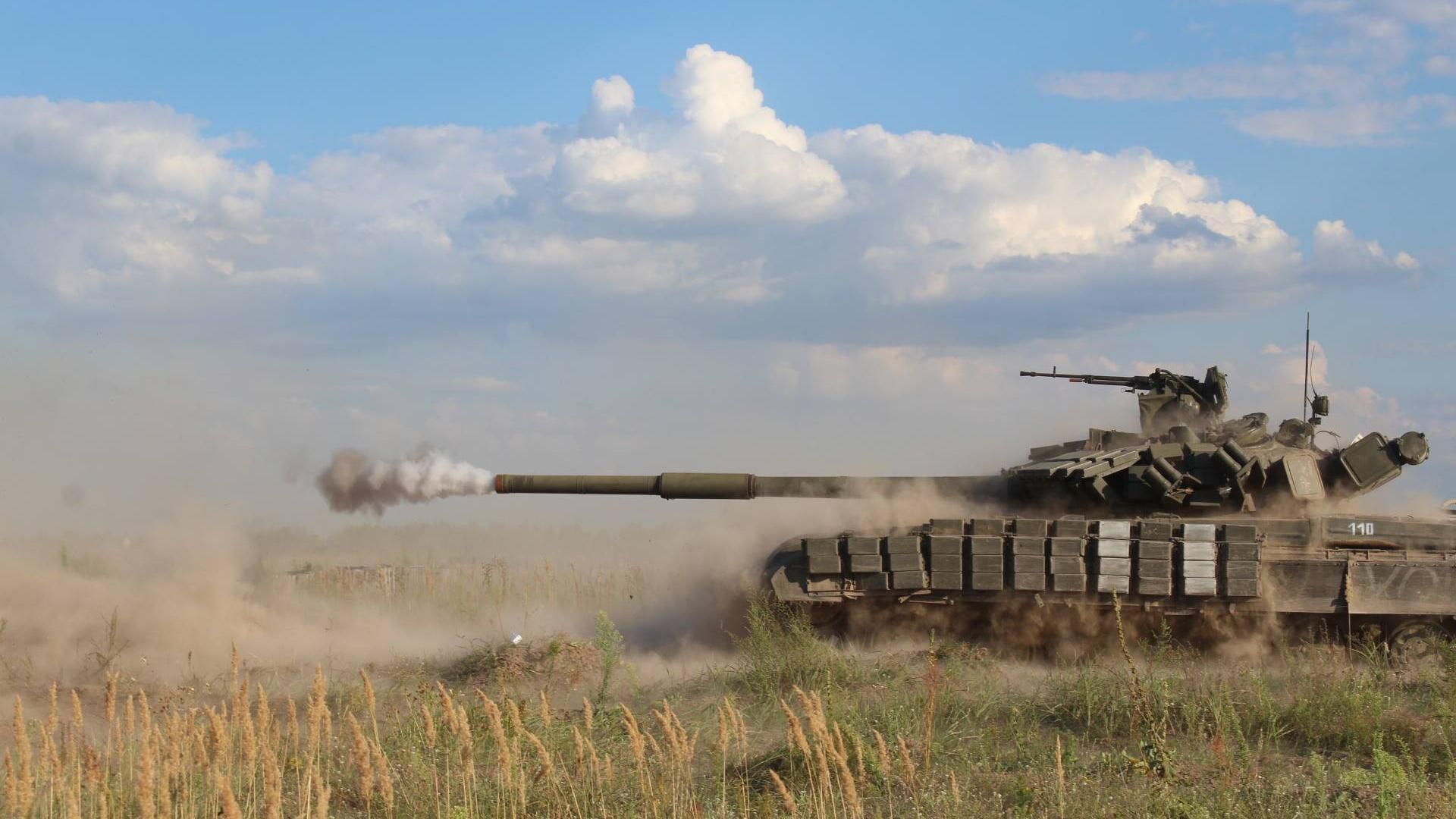 Танковые соревнования украинских воинов: невероятные фото