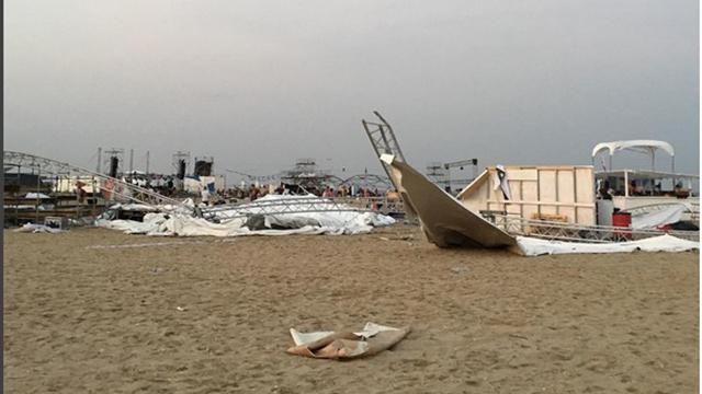 Журналіст розповів моторошні деталі шторму на фестивалі біля Одеси 