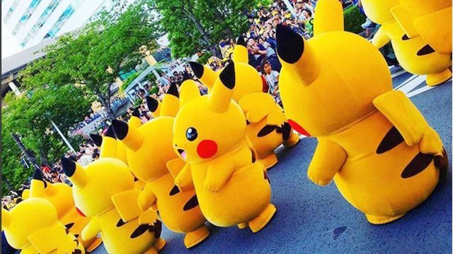 Покемоны заполонили японский город: яркие фото и видео