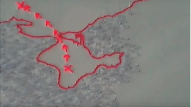 Крымчанин "вышил" мультфильм об Украине Крымчанин "вышил" мультфильм об Украине