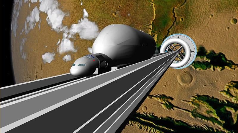 Человечество сможет подниматься в космос на лифте Человечество сможет подниматься в космос на лифте