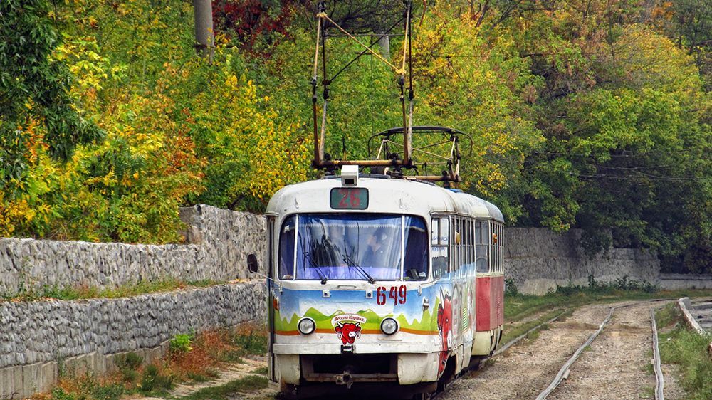 В Харькове половина трамвайных маршрутов не работает из-за отключения электроэнергии