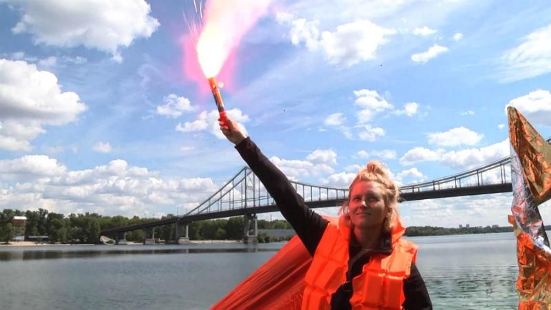 Кримська художниця облаштувала свій півострів на Дніпрі Кримська художниця облаштувала свій півострів на Дніпрі