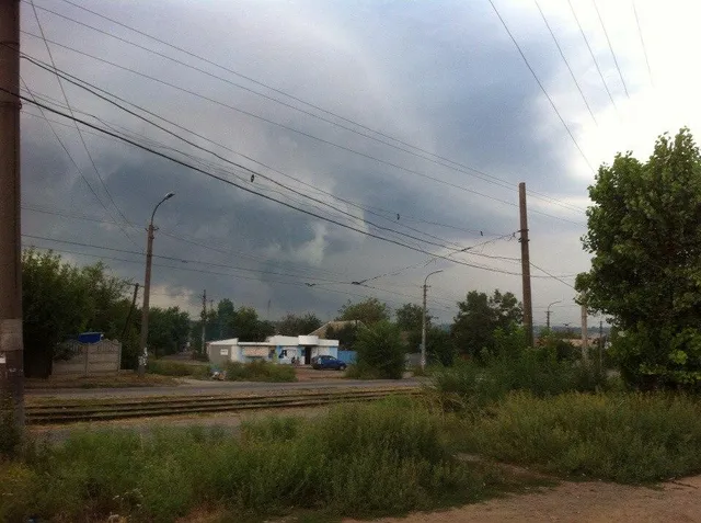 Кривий Ріг, злива, хмари Кривий Ріг, злива, хмари