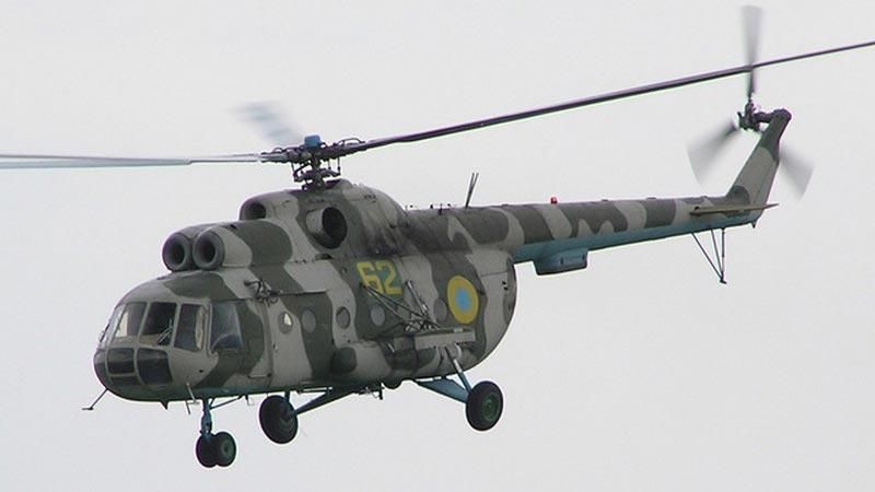 Військовий вертоліт здійснив вимушену посадку на Донеччині