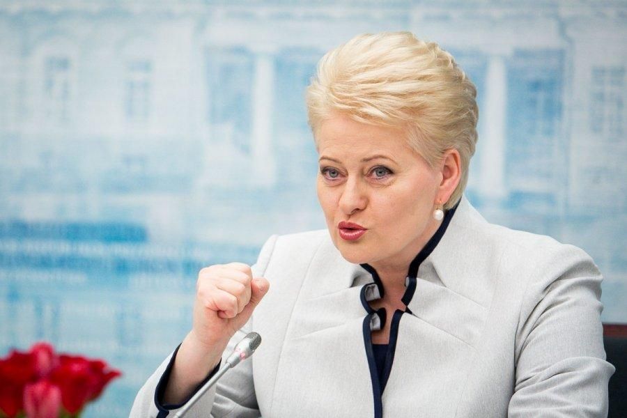 Президент Литвы обратилась к украинцам  на соловьиной