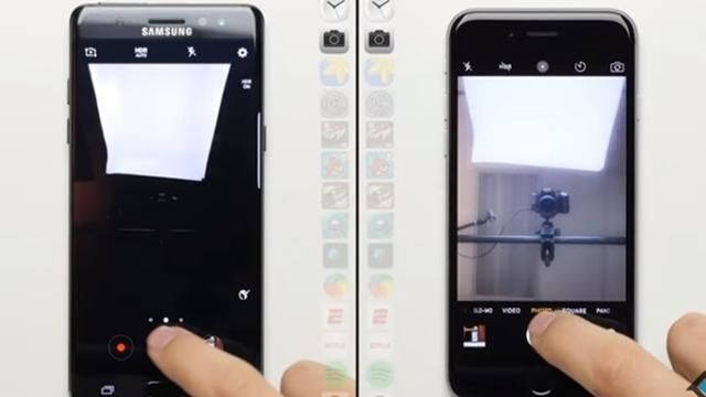 Блогер випробував на швидкість Galaxy Note 7 і iPhone 6S: з’явилося відео Блогер випробував на швидкість Galaxy Note 7 і iPhone 6S: з’явилося відео