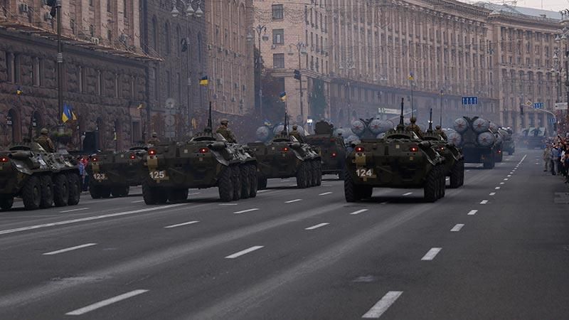 Танки на улицах Киева: как прошла генеральная репетиция грандиозного парада