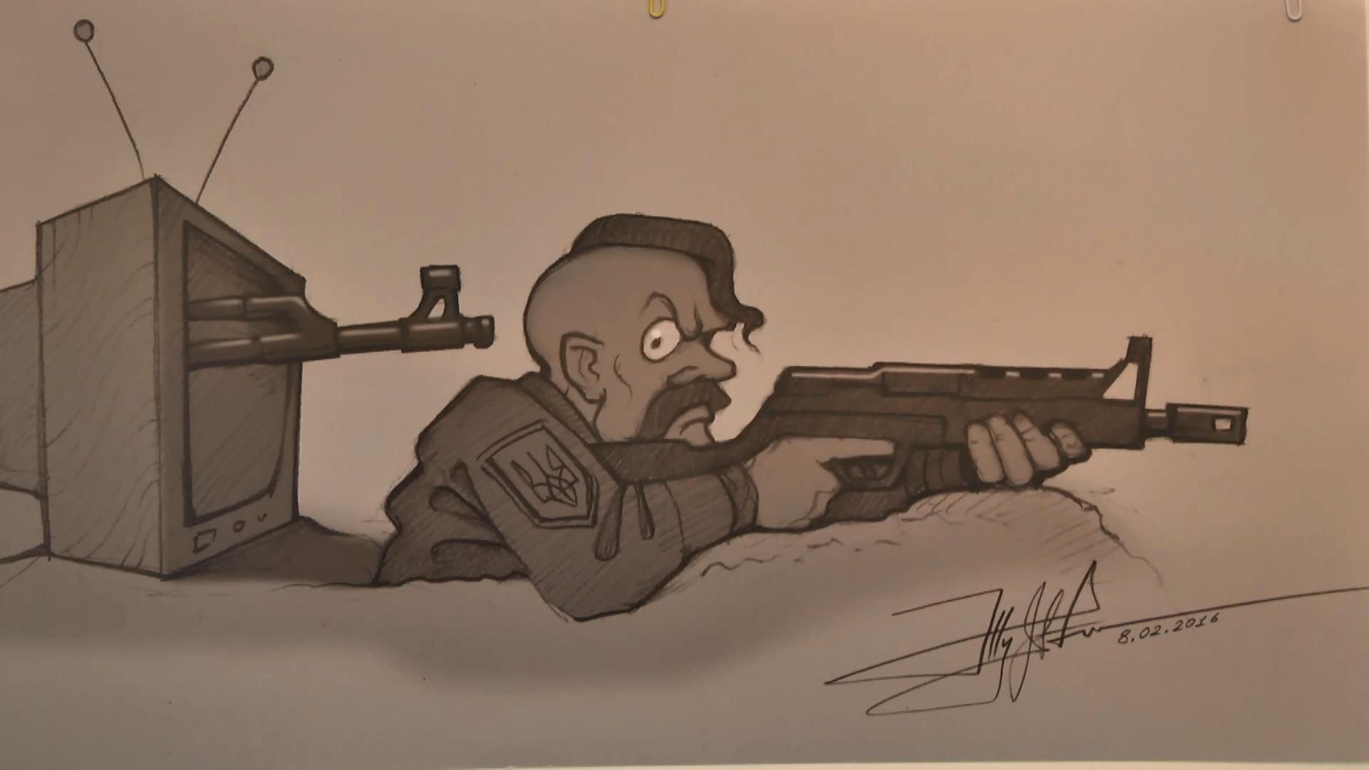 Известный музыкант представил свою коллекцию карикатур Известный музыкант представил свою коллекцию карикатур