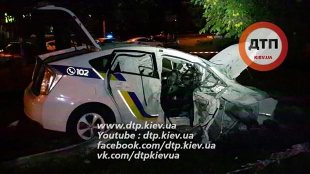 Масштабна ДТП за участю патрульних: з'явилося відео Масштабна ДТП за участю патрульних: з'явилося відео